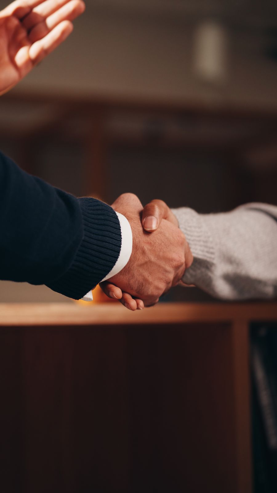 Partnership handshake